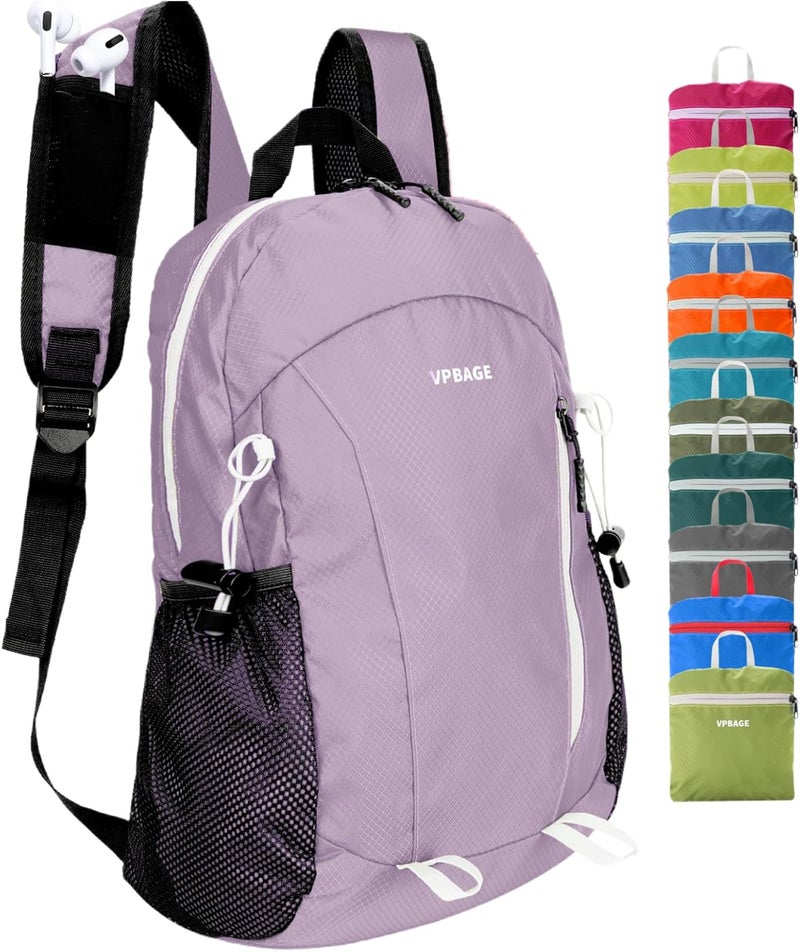 VPBAGE Store 15L Water-resistant Hiking Daypack, Small Backpack Travel Outdoor, Lightweight Day Pack with Tool Loops - Image 1